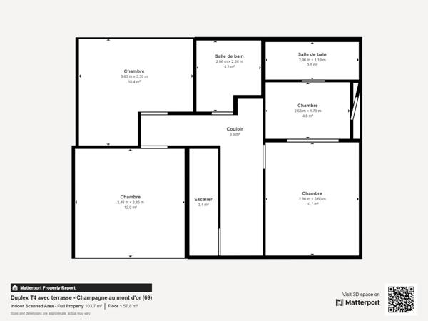 Appartement 4 pièces - 97 m²