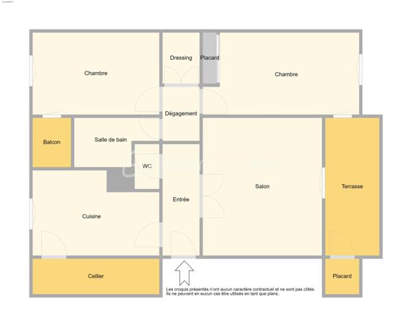 Appartement de 64,52 m²