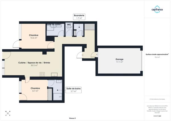 Haute Savoie (74), à vendre SAMOENS - Domaine skiable Grand Massif - Appartement T3 63 m²