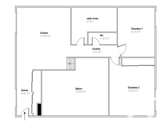 Appartement à vendre 3 pièces 56 m² Châlons-en-Champagne