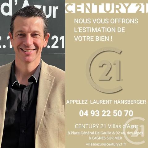 Terrain à vendre  3015 m 2   CAGNES SUR MER  - 06