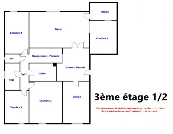 Appartement à vendre 5 pièces 107 m² Villeparisis