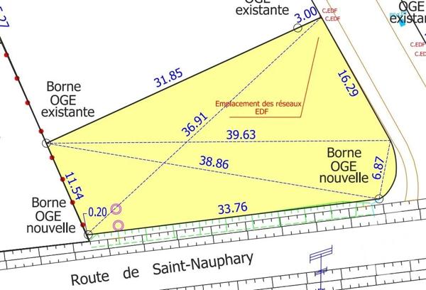 Terrain à vendre  306 m 2   BLAGNAC  - 31