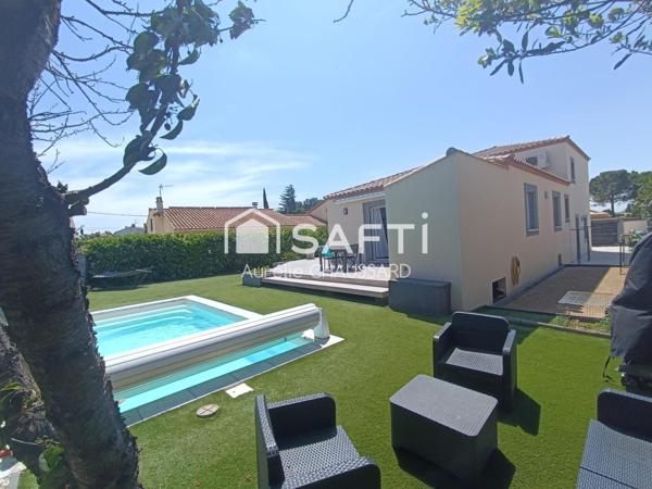 Villa 4 chambres garage piscine