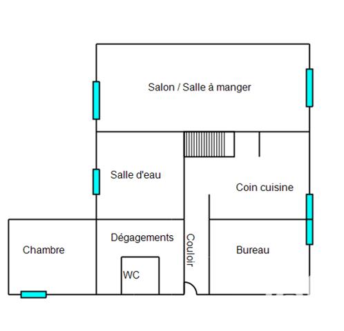 Maison à vendre 3 pièces 88,39 m² Lavaveix-les-Mines