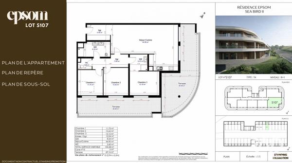 Appartement (neuf) à vendre 8 pièces 105 m² Saumur
