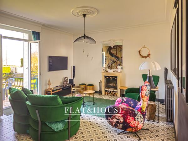 MAISON DE MAÎTRE|174 m² |5ch | garage triple 85m²| terrain 1200m²|combles aménageables