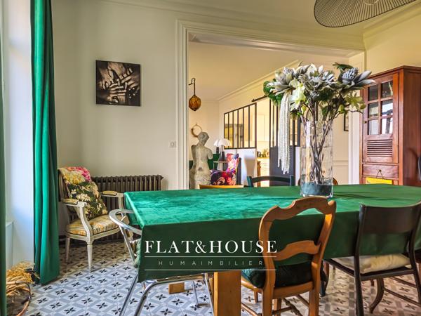 MAISON DE MAÎTRE|174 m² |5ch | garage triple 85m²| terrain 1200m²|combles aménageables