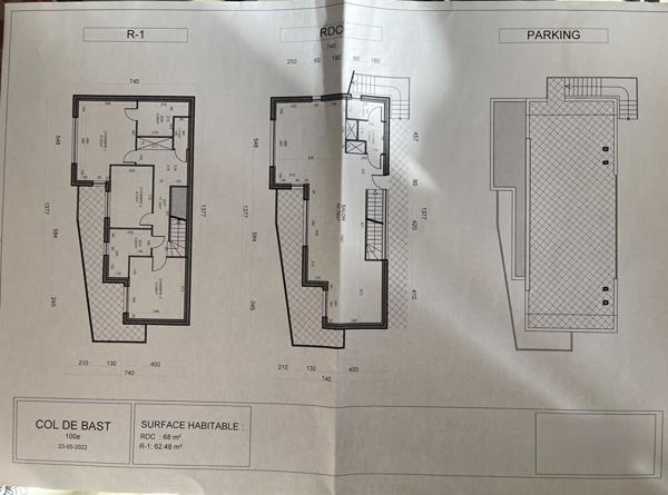 Terrain Nice Nord de 1930 m2 avec permis approuvé