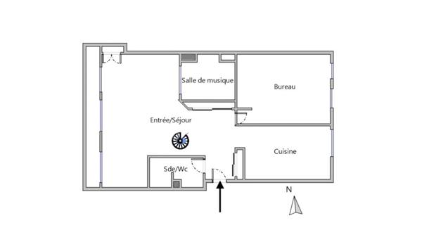Lyon 7ᵉ – Duplex haussmannien avec vue panoramique