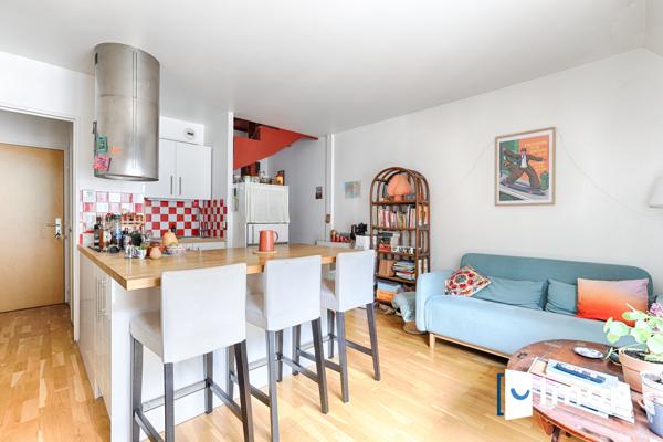 75012 – PARIS – BEL AIR – DUPLEX 37 m² – DERNIER ÉTAGE – ASCENSEUR – PARKING – LOUÉ – RENTABILITÉ SÉCURISÉE