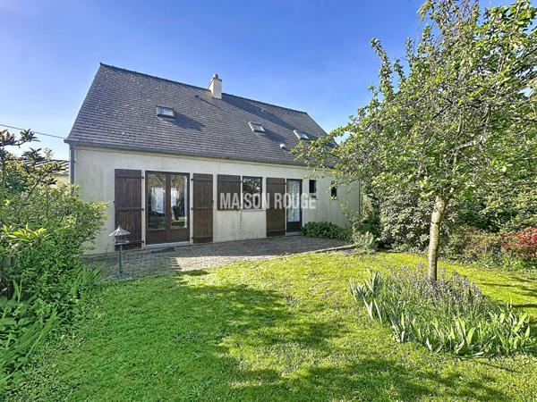 Maison ossature bois de plain-pied au calme, proche Saint-Énogat