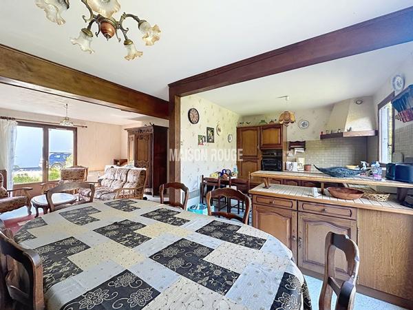 Maison ossature bois de plain-pied au calme, proche Saint-Énogat