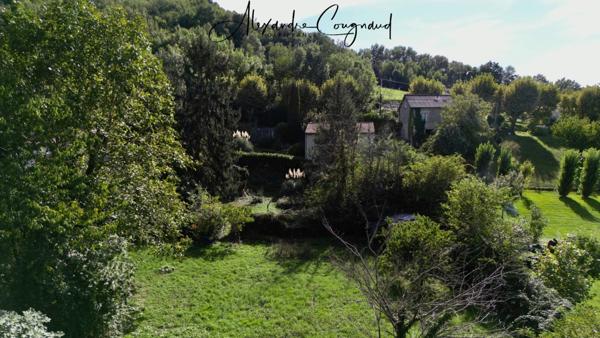 Dourgne - A vendre maison de plain-pied de 118 m² avec 4 chambres, sous-sol et terrain de 3000 m²