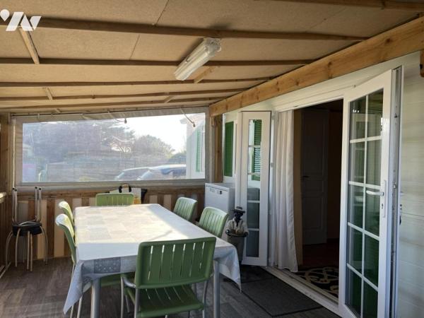 Proche plage. Terrain de loisirs en impasse avec possibilité HLL