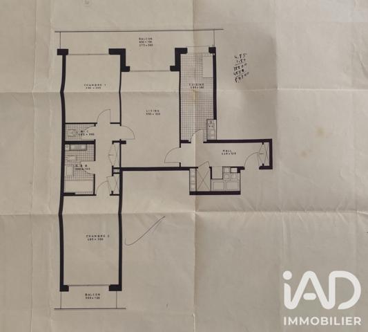 Appartement à vendre 3 pièces 71 m² Paris 12