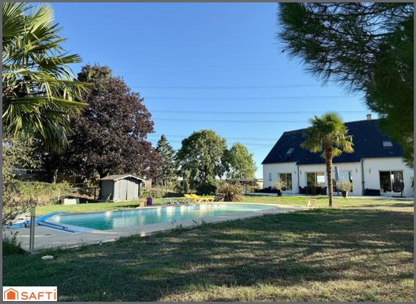 Grande proprieté familliale dans secteur calme .