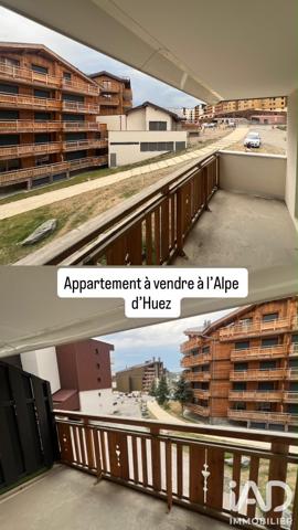Studio à vendre 26 m² Huez