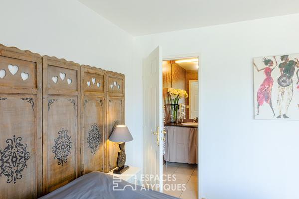 Duplex en dernier étage avec terrasse et vue sur Paris aux portes de Montmorency