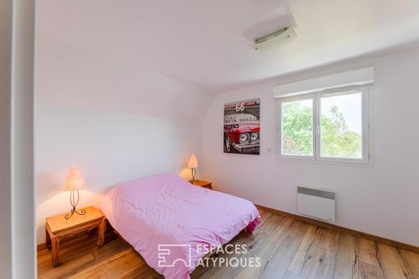 Duplex en dernier étage avec terrasse et vue sur Paris aux portes de Montmorency