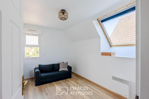 Duplex en dernier étage avec terrasse et vue sur Paris aux portes de Montmorency