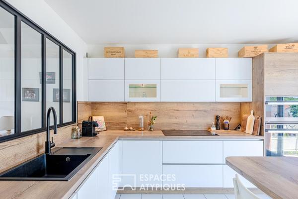 Duplex en dernier étage avec terrasse et vue sur Paris aux portes de Montmorency
