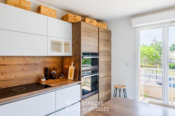 Duplex en dernier étage avec terrasse et vue sur Paris aux portes de Montmorency
