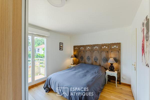 Duplex en dernier étage avec terrasse et vue sur Paris aux portes de Montmorency