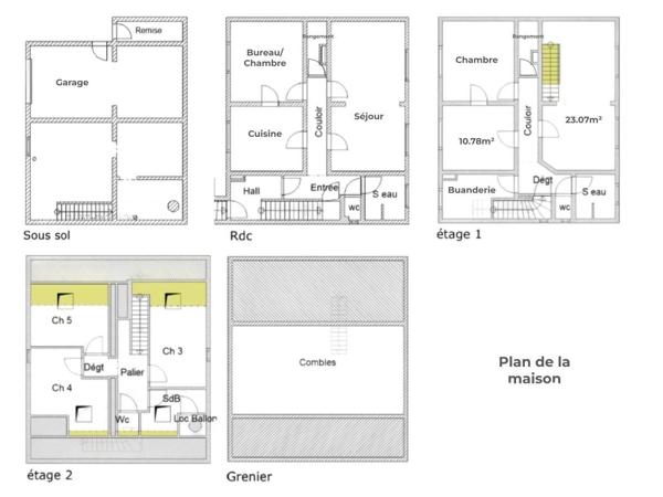 Maison à vendre 7 pièces 178 m² Saint-Ouen-l'Aumône