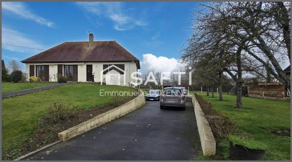 Plain-pied + sous-sol total au cœur du village