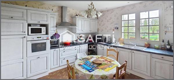 Plain-pied + sous-sol total au cœur du village