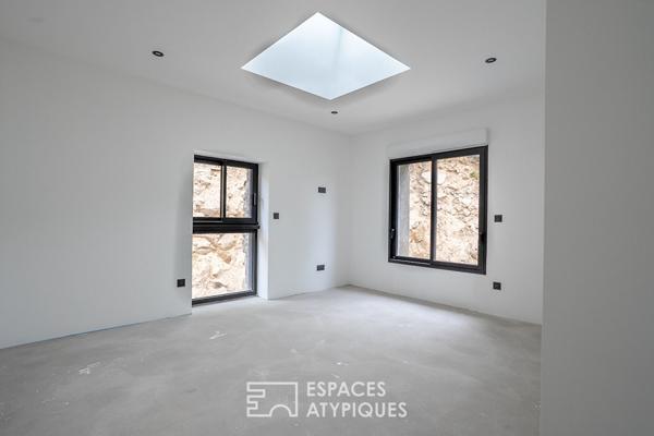Loft contemporain face au Blavet avec piscine et toit-terrasse