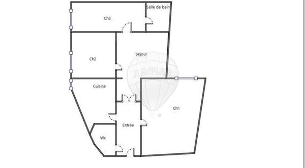 Appartement  en vente - 