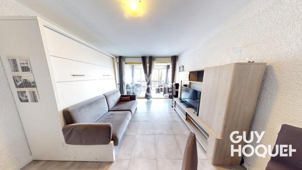 CANET CENTRE. Grand studio vue mer