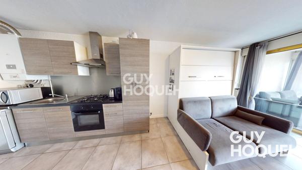 CANET CENTRE. Grand studio vue mer