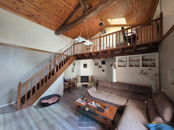 Maison 5 pièces avec double garage, terrain, cave, garage camping car