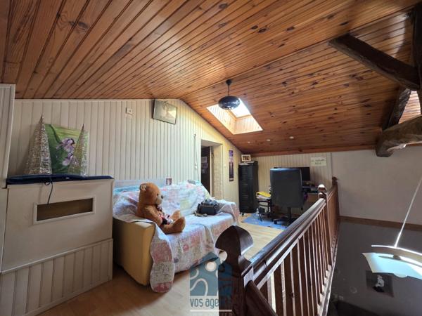 Maison 5 pièces avec double garage, terrain, cave, garage camping car
