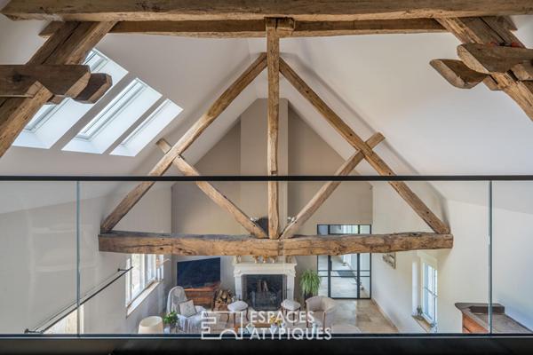 Maison vigneronne rénovée en coeur de campagne