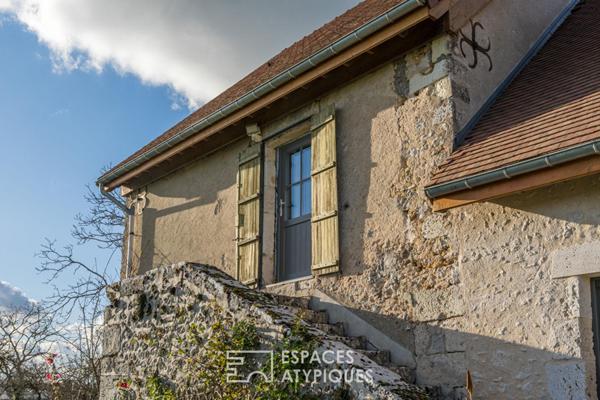 Maison vigneronne rénovée en coeur de campagne