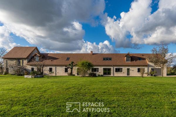 Maison vigneronne rénovée en coeur de campagne