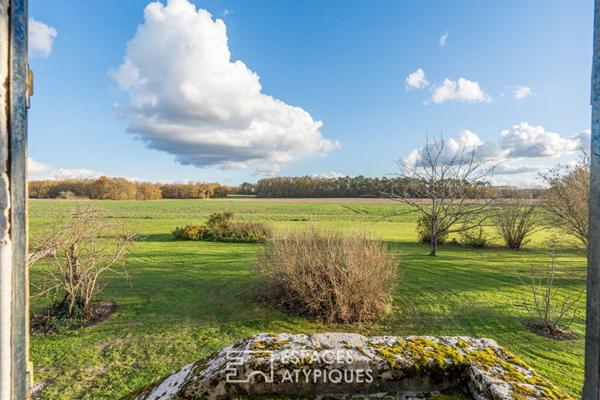 Maison vigneronne rénovée en coeur de campagne