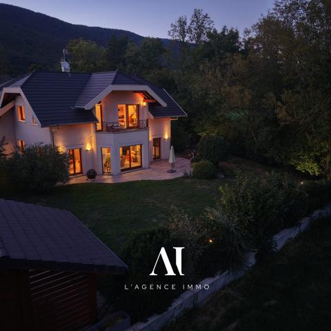Maison Individuelle T5 – 200 M² – 4 Chambres – Vue Alpes & Jura – Double Garage – Terrain 880 M² – Divonne les Bain 01220