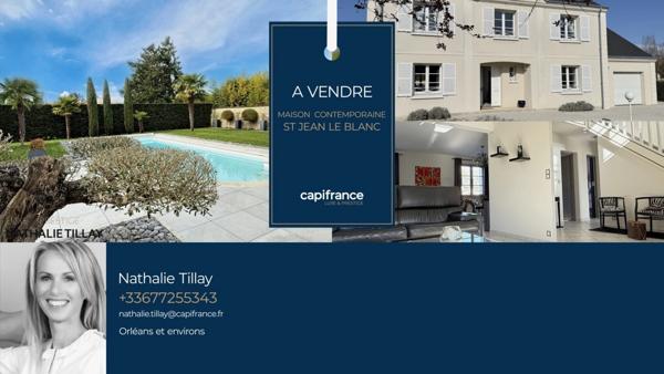 Maison à vendre 6 pièces SAINT JEAN LE BLANC (45)