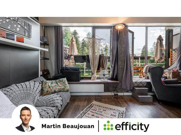 Appartement 1 pièce - 30 m² Exclusivité efficity