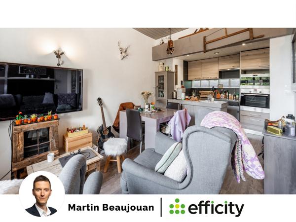 Appartement 1 pièce - 30 m² Exclusivité efficity