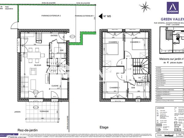 Location Maison 4 pièces 80.76 m² - Louviers 27400