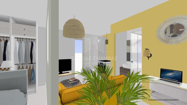 Appartement 2 pièces - 19 m²