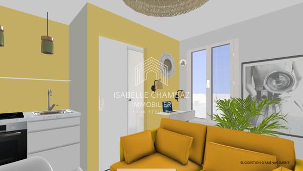 Appartement 2 pièces - 19 m²