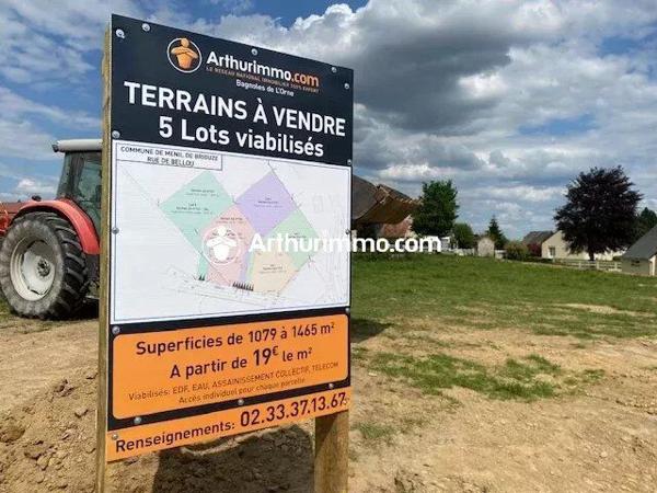 Vente                                                      Terrain
                        
                                         1298 m2                     à Le Ménil-de-Briouze