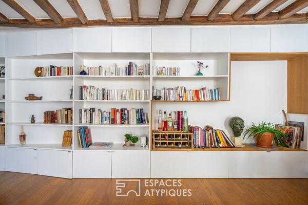 Dernier étage au calme et au charme typique du Marais